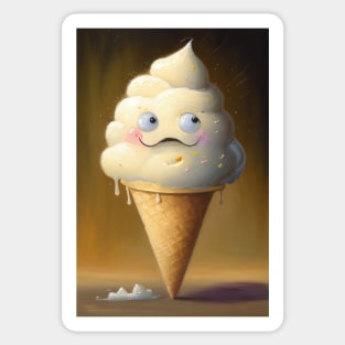 Cute Ice Cream Sticker